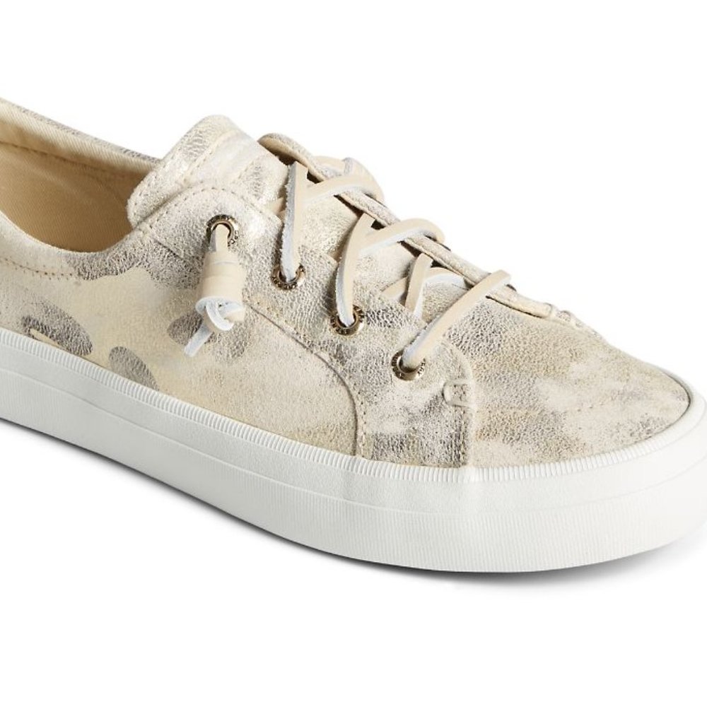 SPERRY Women's Metallic Camo Leather Sneaker -NEW